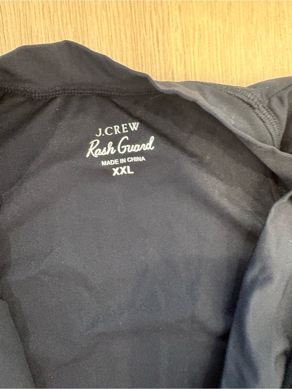 J. Crew Black Zip-Front Sleeveless Coverup/Rash Guard - Picture 2 of 2